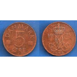 Danemark 5 Ore 1973 Piece