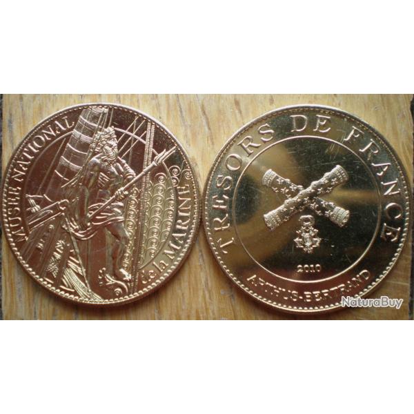 Medaille France Musee de la Marine Tresor de France Arthus Bertrand 2010