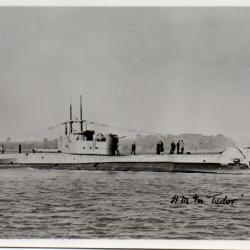 Carte postale sous-marin HMS Tudor -N&deg;7835