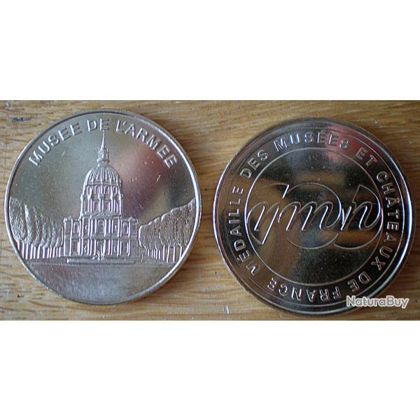 Medaille Mus�e de l'Arm�e Les Invalides Napoleon Medaille des Mus�es et Chateaux de France