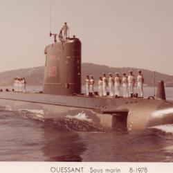 Carte postale sous-marin Ouessant 1978 -N&deg;7841
