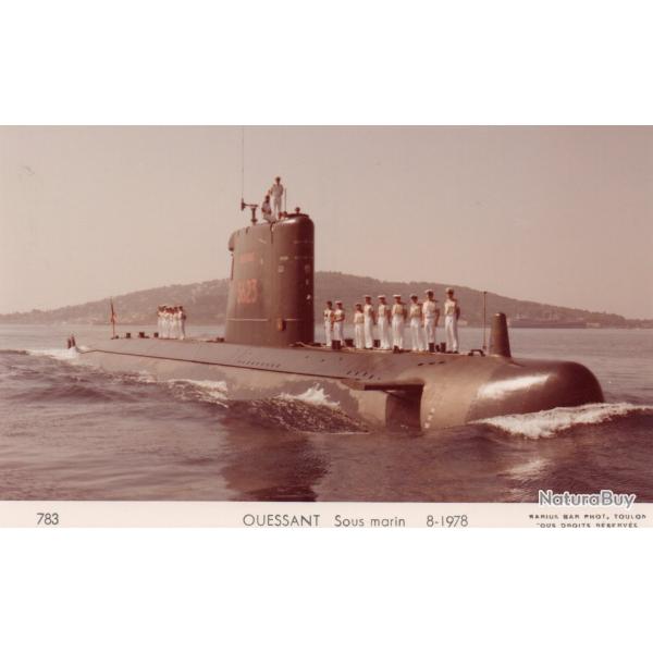Carte postale sous-marin Ouessant 1978 -N�7841