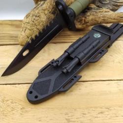 Couteau Soldier Vert Lame 19 cm 32f548