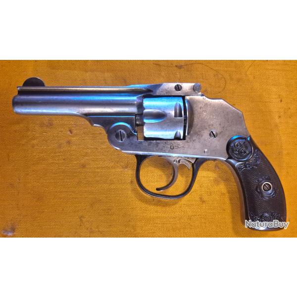 Revolver 32 SW court poudre noire IVER johnson superbe d'origine categorie D Fonctionnement parfait