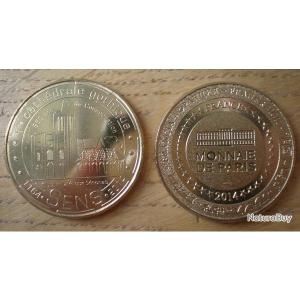Medaille Sens Cathedrale Gothique Monnaie De Paris 2014