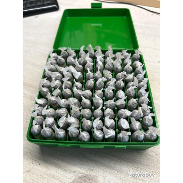 Bo�te 100 cartouches combustibles poudre noire calibre 44