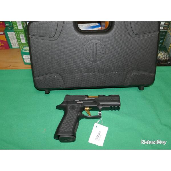Pistolet SIG-SAUER P320 X-COMPACT SPECTRE GOLD 9X19mm OPTICS READY