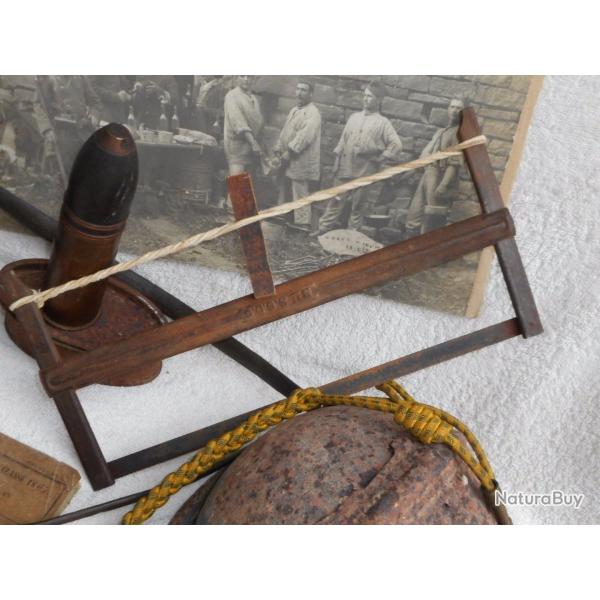 Petite scie pliante tranch�e poilu ww1