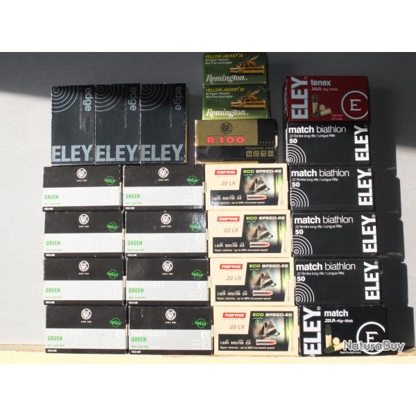 Lot cartouches 22lr.