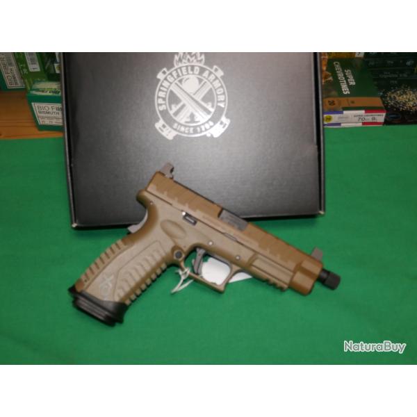 Pistolet SPRINGFIELD ARMORY XD-M ELITE 9X19mm OPTICS READY et CANON FILETE