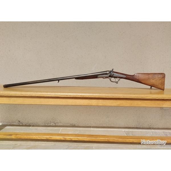 Fusil de chasse � chiens juxtapos� calibre 16/70   Jaymond armurier �  Grenoble.