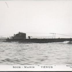Carte Postale Sous-Marin  V&Eacute;NUS -N&deg;7842