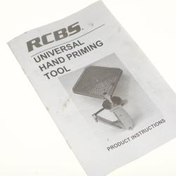Amorceur manuel RCBS universel: Manuel