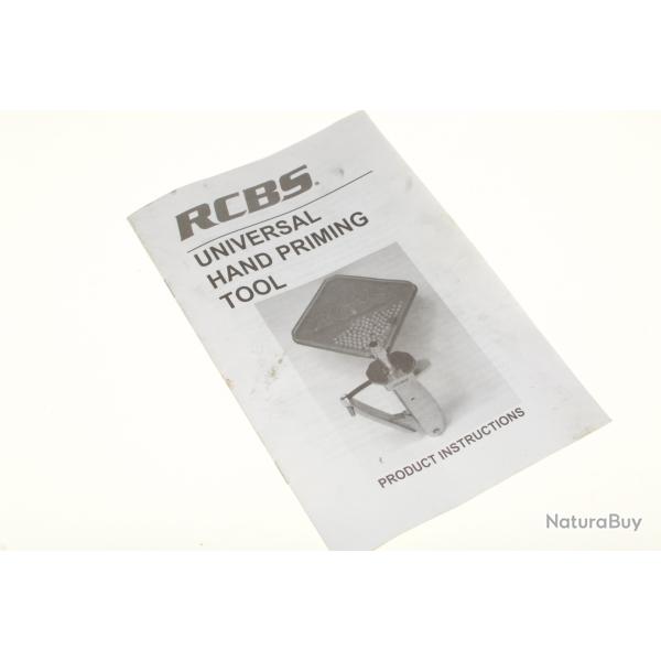 Amorceur manuel RCBS universel: Manuel