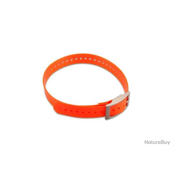 DESTOCKAGE - COLLIER DE REMPLACEMENT POUR GARMIN T5 ET TT15 - ORANGE
