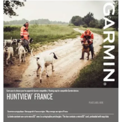 DESTOCKAGE - Carte Garmin Huntview France Nord Est