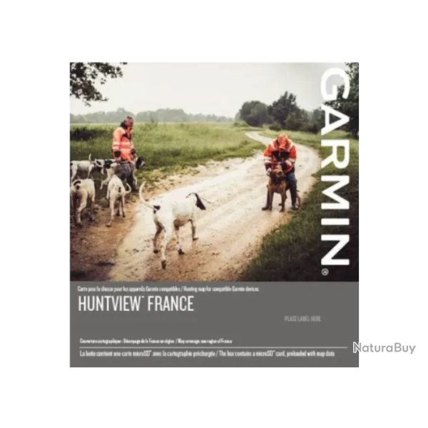 DESTOCKAGE - Carte Garmin Huntview France Nord Est