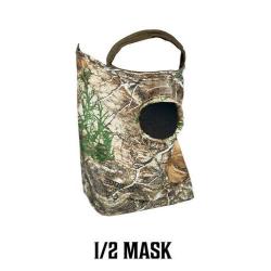 DESTOCKAGE - MASQUE 1/2 VISAGE STRETCH PRIMOS AVEC TROU DE BOUCHE
