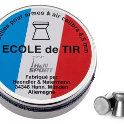 DESTOCKAGE - Plombs ''Ecole de tir'' cal. 4,5 mm
