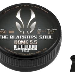 DESTOCKAGE - Plombs The Black Ops Soul DOME Cal 5.5 - Cal. 5.5 mm