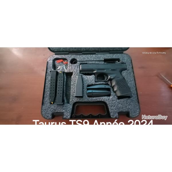 Pistolet Taurus TS9 juillet 2024