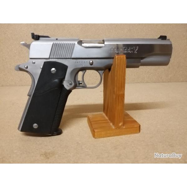Pistolet COLT mod 1911 Gold Cup NATIONAL MATCH Serie '80 MkIV INOX - 45 ACP - 5"