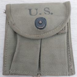 Porte chargeur de crosse pour USM1 "BISCAYNE TENT & AWNING CO." original 1943 &eacute;tat comme neuf.