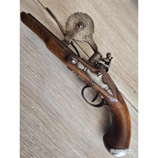 Pistolet a silex �prouvette poudre noire