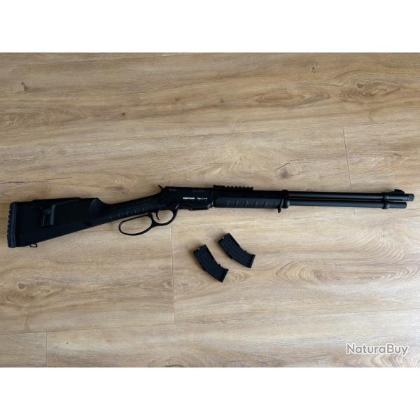 Carabine � levier sous garde DERYA TM22 LA cal.22lr canon 51 cm filet� 1/2*28 - 2 chargeurs