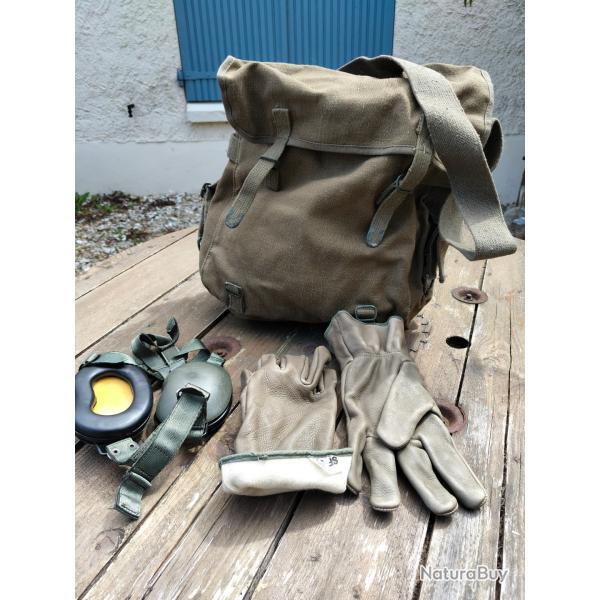 Lot musette avec accessoires