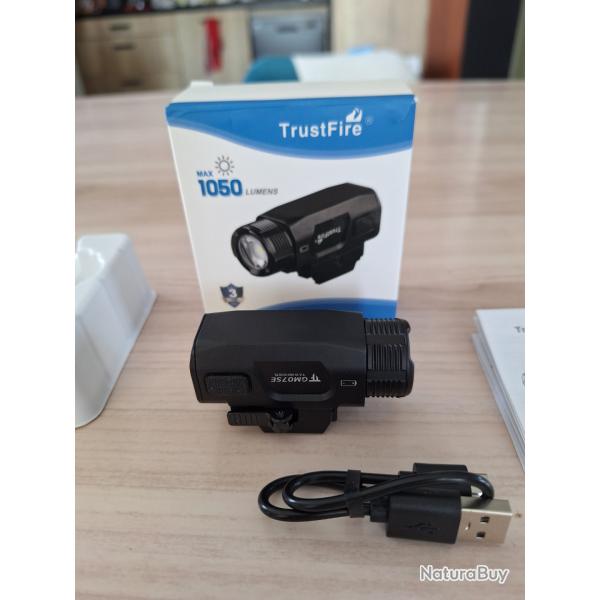 Lampe tactique led pour pistolet