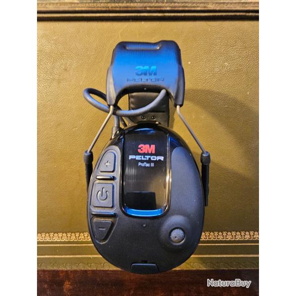 Casque 3M PELTOR Protac III mise � prix 1� sans r�serve