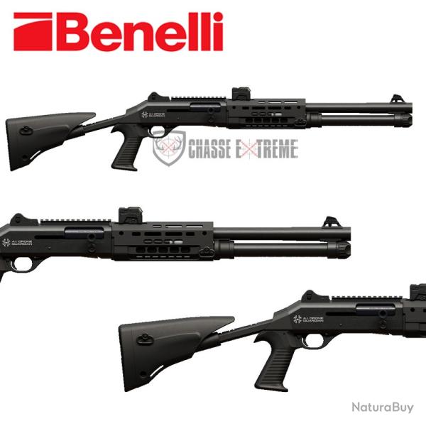Fusil BENELLI M4 A.I. Anti Drone Crosse T�lescopique avec Viseur 65cm Cal 12/76