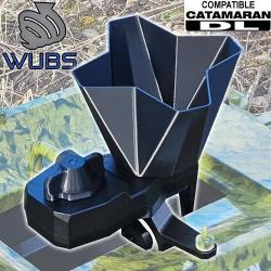 Epandeur Bait Boat Pod Wubs-X pour Anatec Catamaran Black