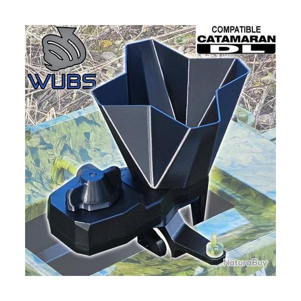 Epandeur Bait Boat Pod Wubs-X pour Anatec Catamaran Black