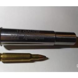 R&eacute;ducteur cartouche r&eacute;ductrice calibre 12/222 remington