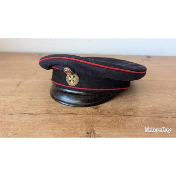 Schirmmutze casquette allemande ww1 bleu