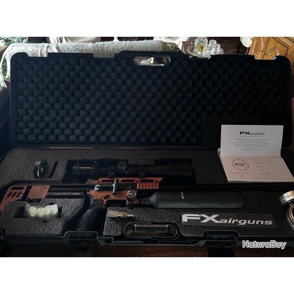 Carabine PCP FX Airguns Impact M4 Bronze Sniper - Cal. 7.62mm (.30) + Lunette Victoptics S4-24x50FFP