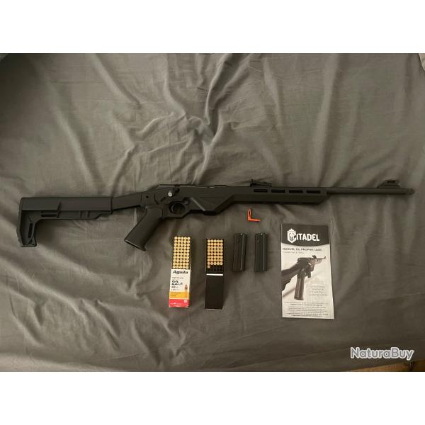 Carabine citadelle track 22lr �tat neuf