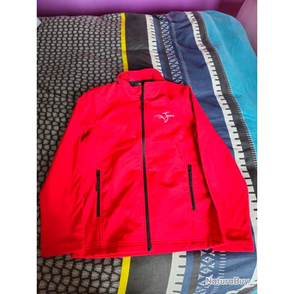 Veste Softshell Homme Rouge Arbitrage FFTIR - mod�le 3 COUCHES taille S Neuf
