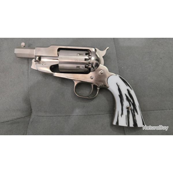 Plaquettes de crosse pour Remington 1858 Blanche stri�es resine epoxy