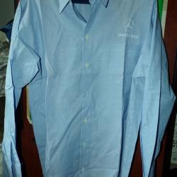 CHEMISE BLEU MERCEDES FABRICATION SOUS LICENCE DAIMLERCHRYSLER AG , TAILLE AU CHOIX L OU XS&nbsp; , ETAT