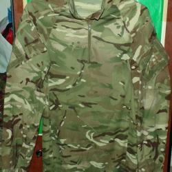 CHEMISE DE COMBAT U-BAS DE L'ARMEE ANGLAISE , TAILLE SMALL SOIT 37-38&nbsp; OU S&nbsp; , UNDER BODY ARMOUR COM