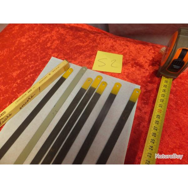 Lot de scie a fer : Provenant d'un atelier d'armurier.                                         (S2)