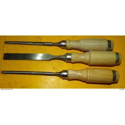 CISEAUX A BOIS DE L'ARMEE FRANCAISE , LOT DE 3 UNITES  , FABRICATION FRANCAISE PEUGEOT ( non marqu&eacute;