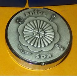 COFFRET A BIJOUX A.N.F.O.C (ASSOCIATION NATIONALE DES FEMMES D'OFFICIER)  BON ETAT VOIR PHOTO . POUR