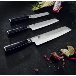 Pack Promo Couteaux Japonais Premium - Pack 3 Pi&egrave;ces Minamo Tim&nbsp;M&auml;lzer (Office, Universel, Santoku)