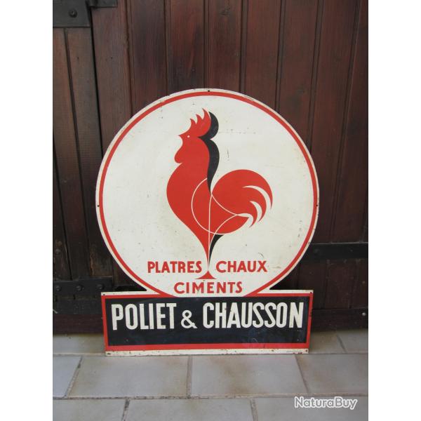 Plaque publicitaire Poliet & Chausson - Neuhaus 1950-1960