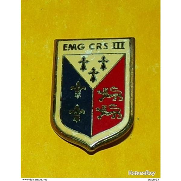 COMPAGNIE REPUBLICAINE DE SECURITE E.M.G III�,� FABRICANT DRAGO PARIS, HOMOLOGATION SANS ,BON ETAT V