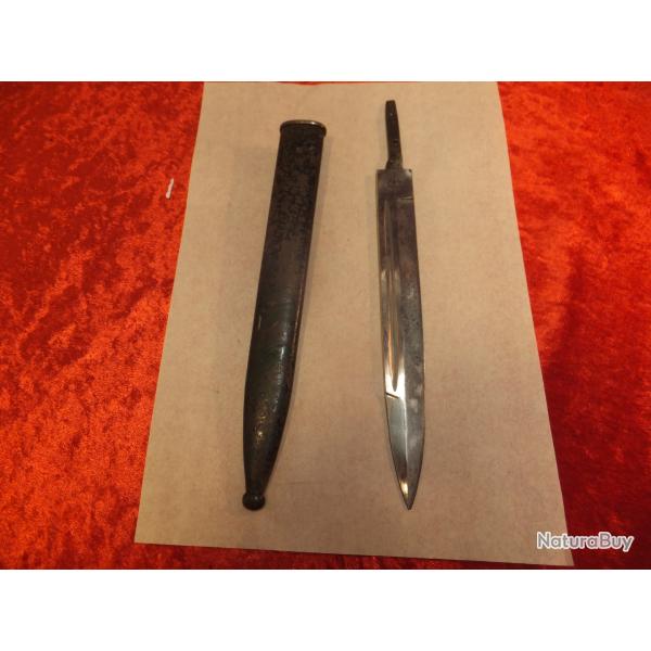 Fourreaux Ba�onnette avec la lame.  Probablement Mauser